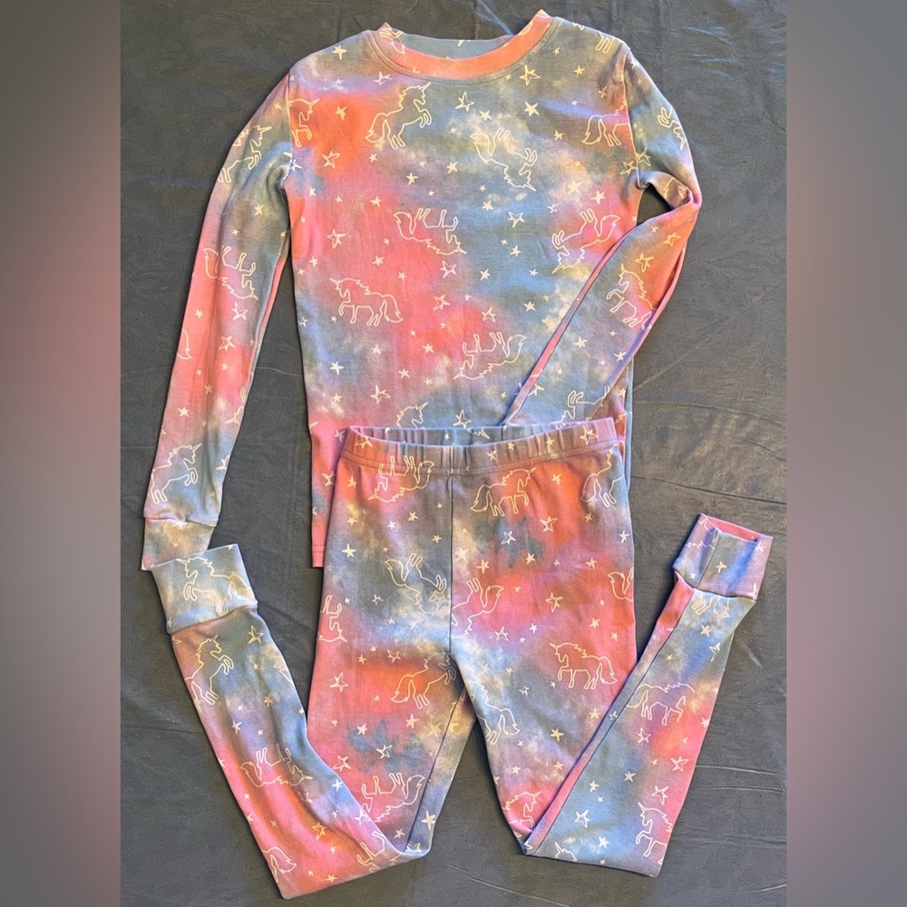 Girls Unicorn Pajama Set Size 8